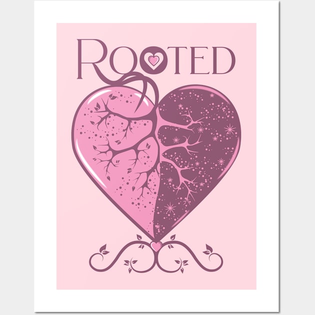 Deep-rooted in love, day and night Wall Art by dkdesigns27